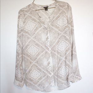 Women’s patterned blouse